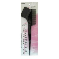 Гребень малый c щеткой для профессионального окрашивания волос Vess Hairdye Brush and Comb