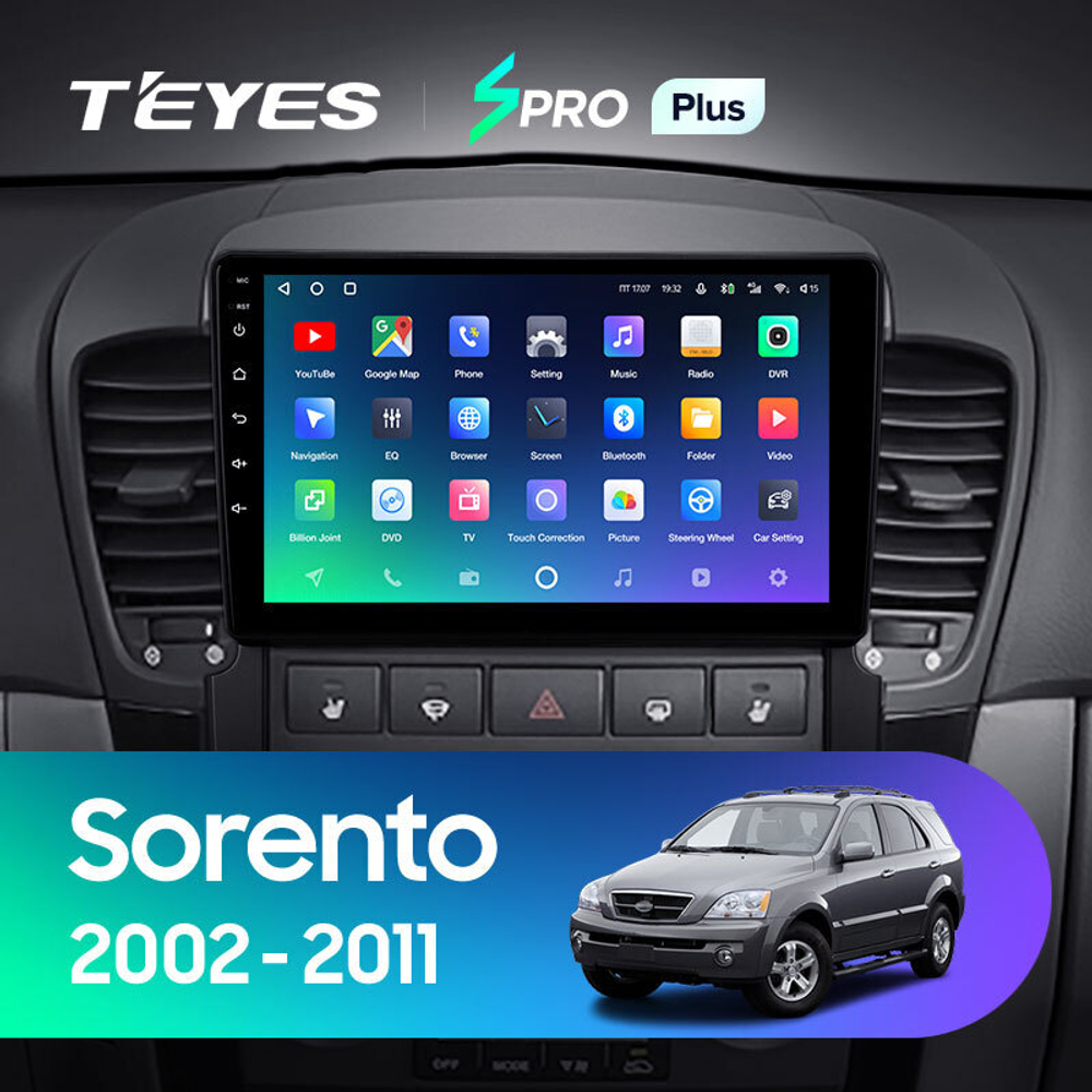 Teyes SPRO Plus 9" для KIA Sorento 2002-2011