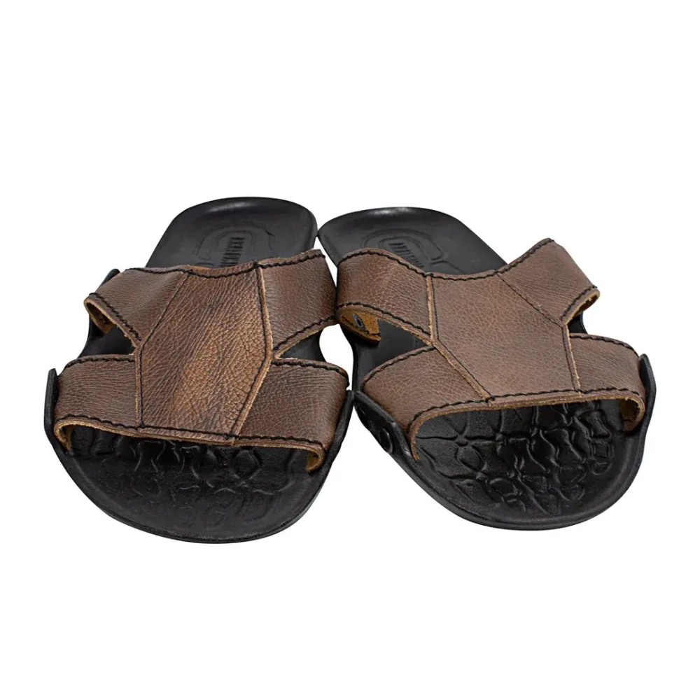 Пантолеты мужские (нат. кожа,нескользящ. подошва из термост-го полиуретана, каблуком–10мм,40р-р) Ritcar