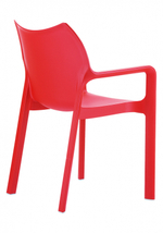 Кресло пластиковое Siesta Contract Diva, красный