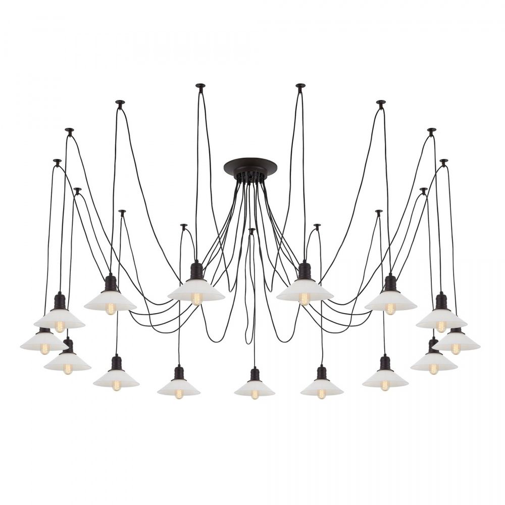 Citilux Эдисон CL451152 Люстра паук Венге