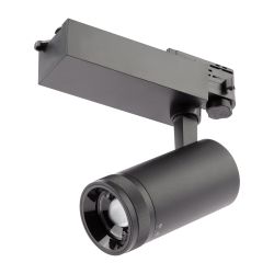 Трековый светильник трехфазный ЭРА STR-30-99-40K-B20 регулируемый луч 4000K черный | Трехфазные трековые светильники