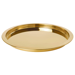 IKEA GLATTIS  (ИКЕА ГЛАТТИС)  -  Поднос, цвет латуни, 38 см