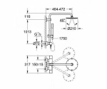 Душевая система Grohe Rainshower System 27032001