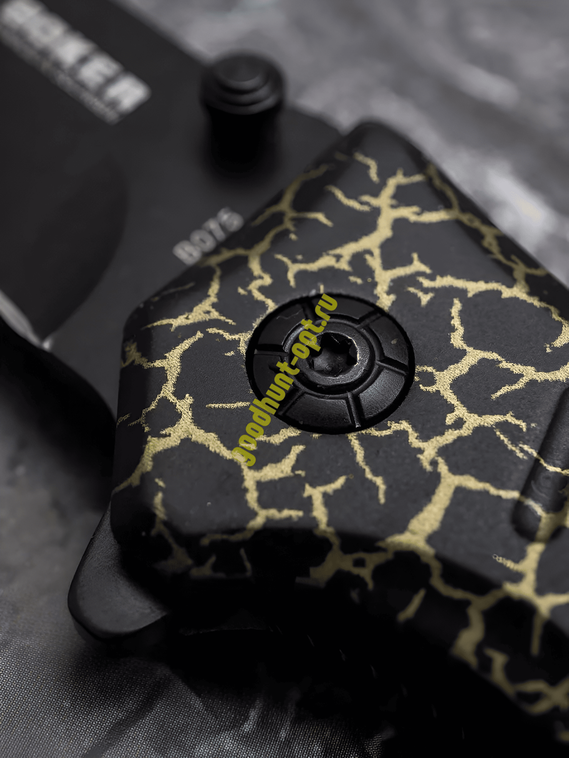 Складной нож тактический BOKER Черный с карабином