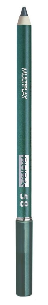 Pupa Карандаш для век Multiplay Eye Pencil, с апликатором, тон №58, Пластичный зеленый, 1,2 гр