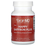 BrainMD Happy Saffron Plus, 90 caps.