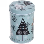 Банка жестяная «Снежинка» 250мл 6,2*9см