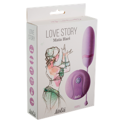 Виброяйцо на пульте управления Love Story Mata Hari purple