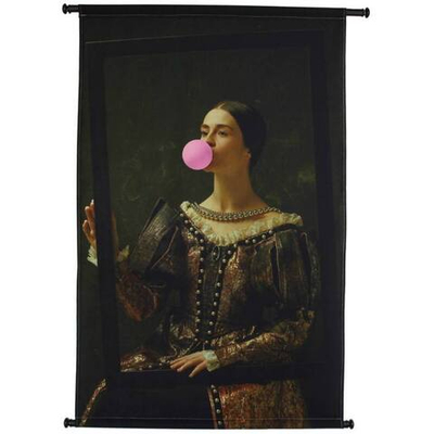 Панно "Bubble gum" 110х3х83см Металл,текстиль