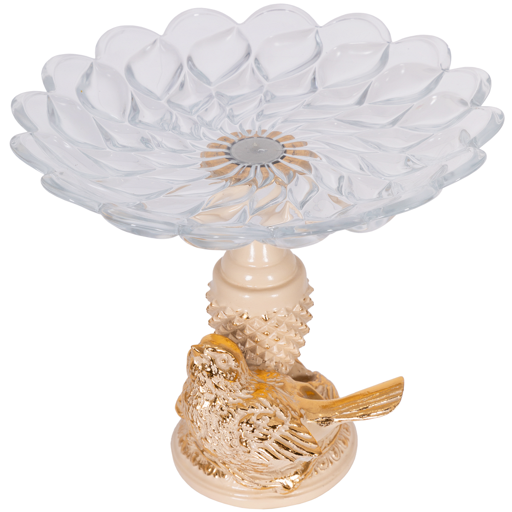 Фруктовница-конфетница Птичка Терра сонг Айвори