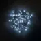 Светодиодная нить 100 холодных белых LED ламп, 10 м., 24В, черный провод ПВХ, LTC (PST100-11-1W)