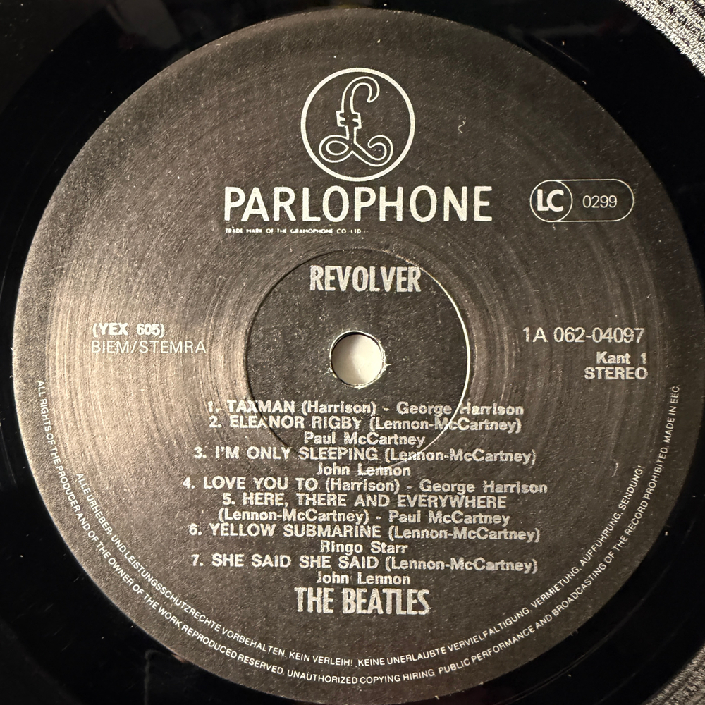 The Beatles ‎– Revolver (Европа)
