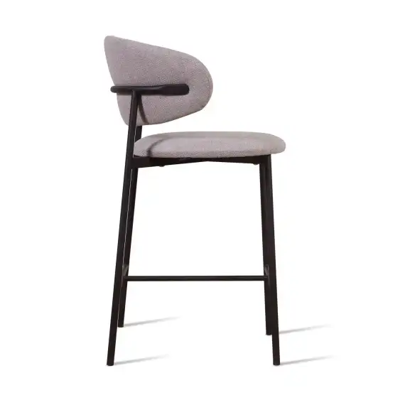 Полубарный стул Adele, серая рогожка