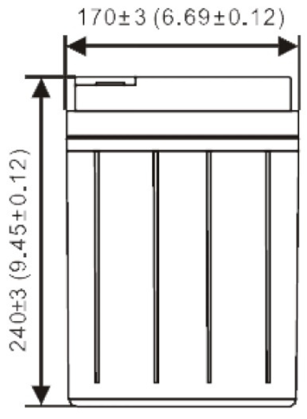 Аккумулятор WBR MBG 150-12