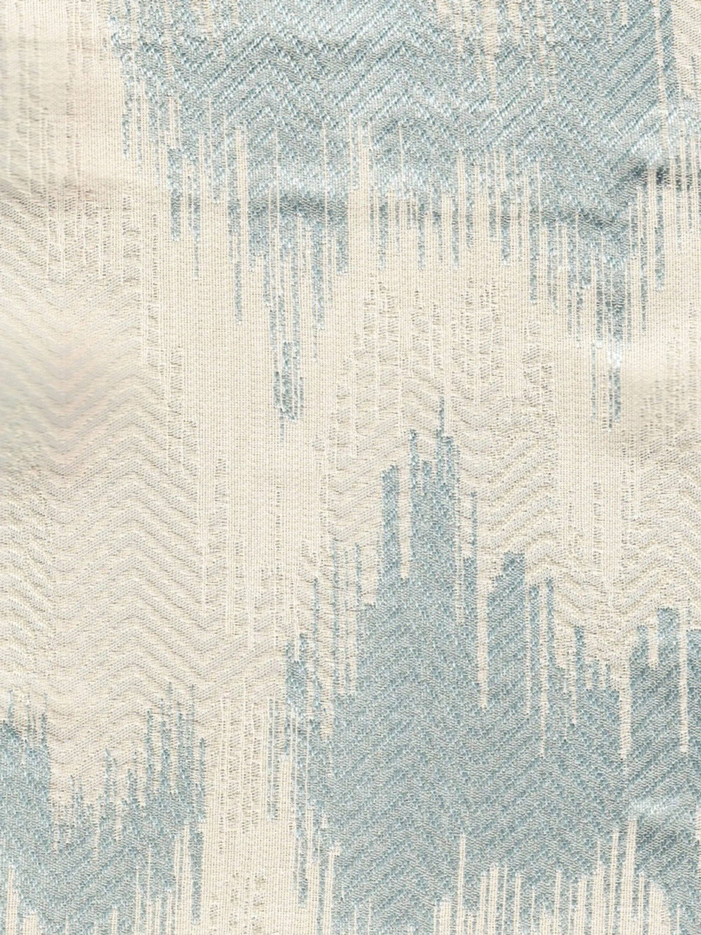 Портьера с жаккардовым рисунком зиг-заг