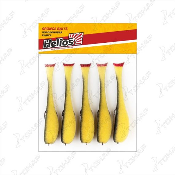 Рыбка поролоновая оснащенная на офсет.кр. 12 см ж/ч 07 (HS-120-07) Helios