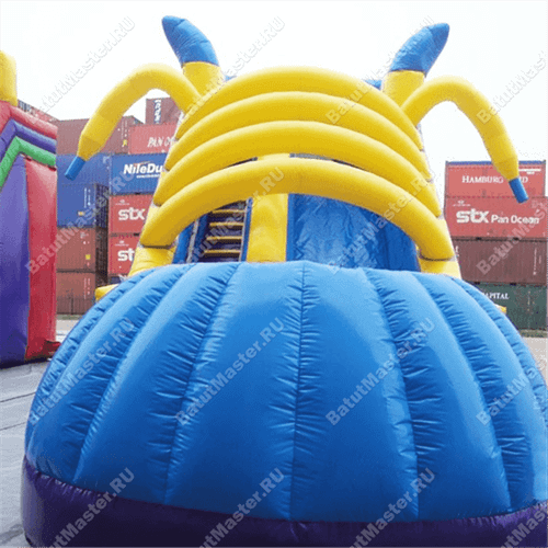 Надувная горка "Ботинок" 9*5*6 м