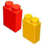 Элемент высокий 9x4,5x15 см для конструктора 7,5"