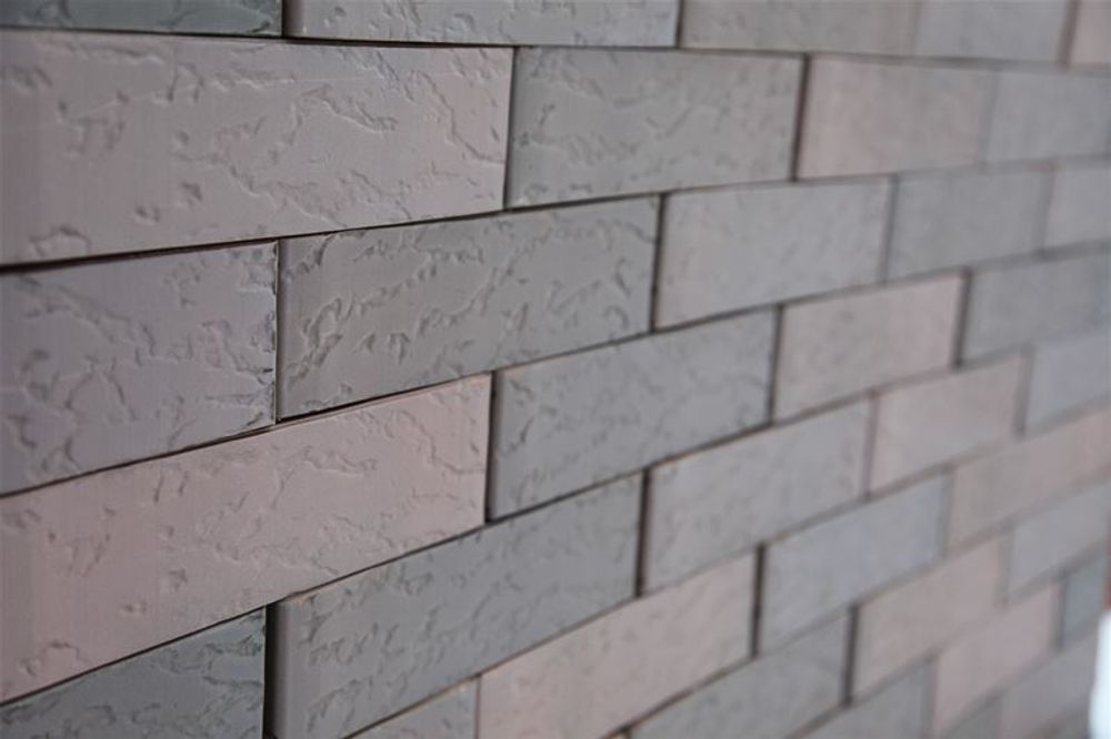 Кирпич керамический облицовочный ВЫШНЕВОЛОЦКАЯ КЕРАМИКА Графит ДУБ 1НФ, 250х120х65 мм