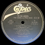 The Gregg Allman Band / I'm No Angel (LP)