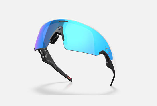 Очки с искусственным интеллектом Oakley Meta Vanguard, Prizm Sapphire Lenses, Белая Рамка