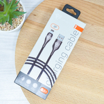 Кабель для мобильных устройств BY Керамика iP 1м 2,4А быстрая зарядка