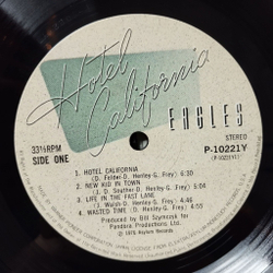 Винтажная виниловая пластинка LP Eagles Hotel California (Japan 1976) (Obi) New Kid In Town