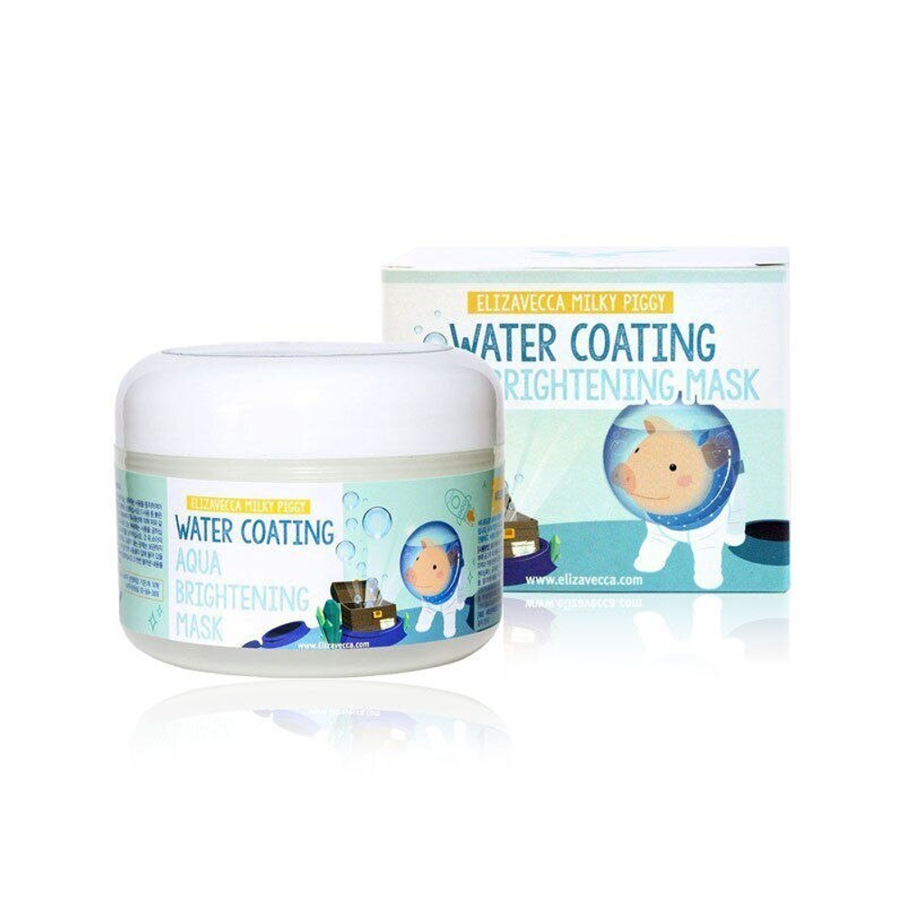 Маска для лица глубокоувлажняющая ночная Elizavecca Milky Piggy Water Coating Aqua Brightening Mask 100 мл.