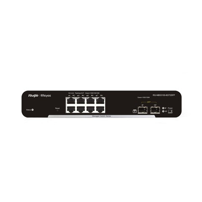 Коммутатор POE ПОЕ 8-Port Ruijie Reyee RG-NBS3100-8GT2SFP-P 2-Port SFP