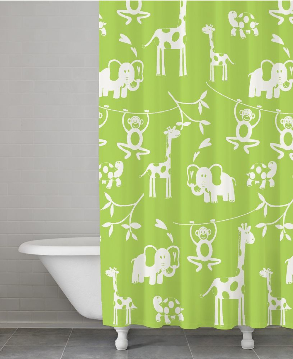 Шторка для ванной 183х183 Kassatex Jungle