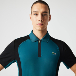 Мужское теннисное поло Lacoste Polo Men - Petrol, Black