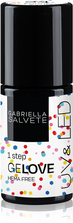Gabriella Salvete GeLove - Гибридный лак для ногтей 3-в-1 с ультрафиолетовой / светодиодной лампой, 8 ml
