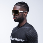 Спортивные очки 720armour Mercury / Matte White / Gold Lens