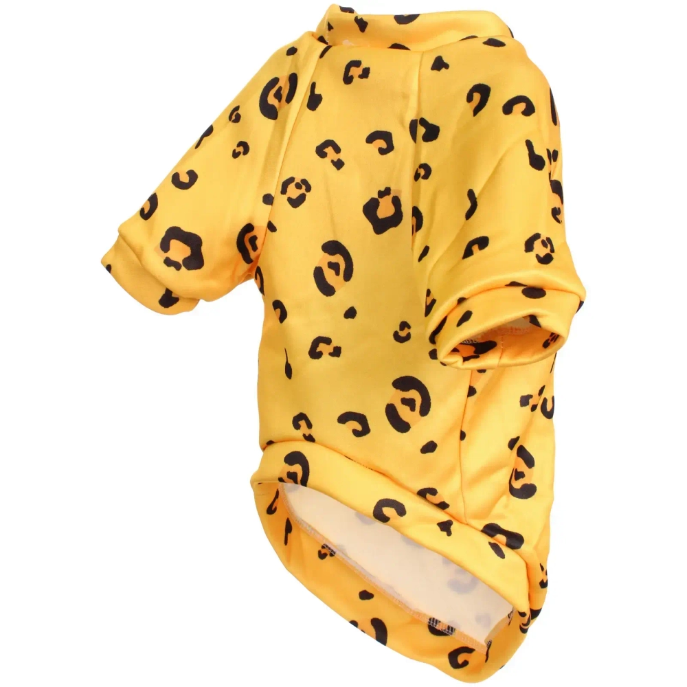 Кофта - толстовка для мелких пород собак «BRO Style», принт леопард, р XL