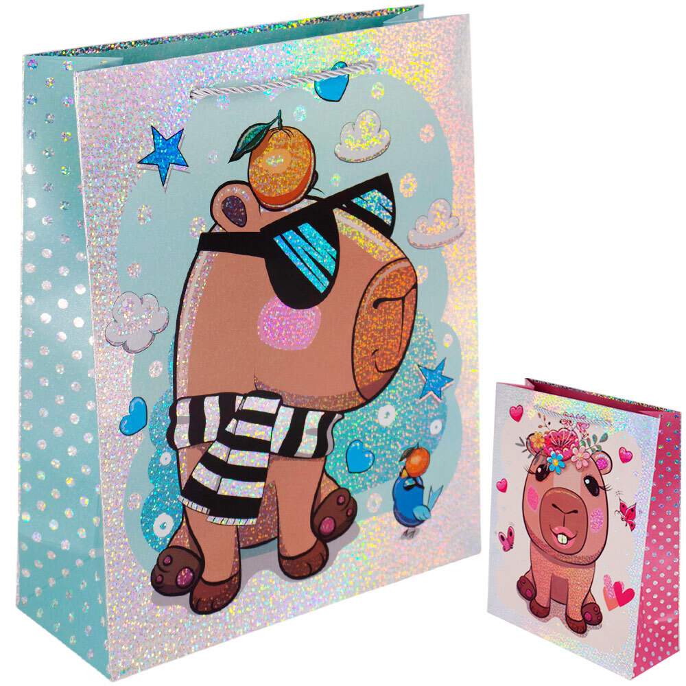 Пакет 26*32*10 см Капибара 141V-1047