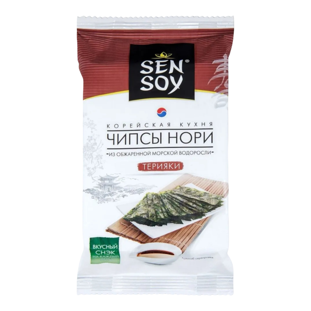 Чипсы нори "Сен Сой" терияки 4,5г