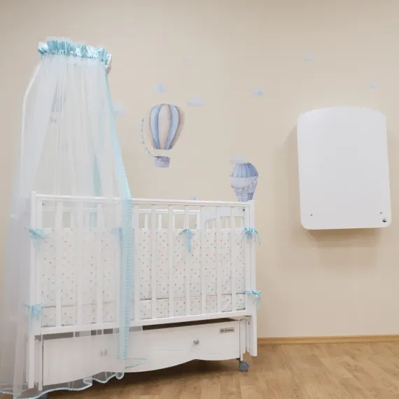 Детская кроватка Mr Sandman Pocket Белая