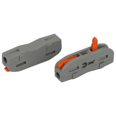 Клемма ЭРА NO-225-448 проходная 222-2411 с рычагами 1 полюс 0.08-2.5/4 мм2 упаковка 3 шт