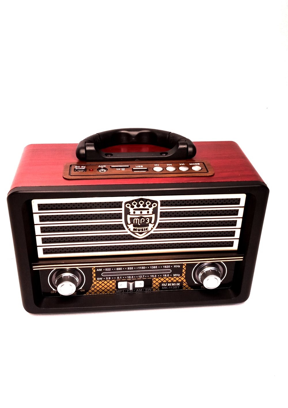 Радиоприемник MJ HMik MK-113BT/BL USB/Bluetooth Ретро