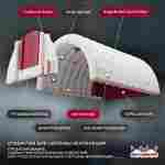 Временный торговый ангар «Торговый Хаб», 30×15×7 м