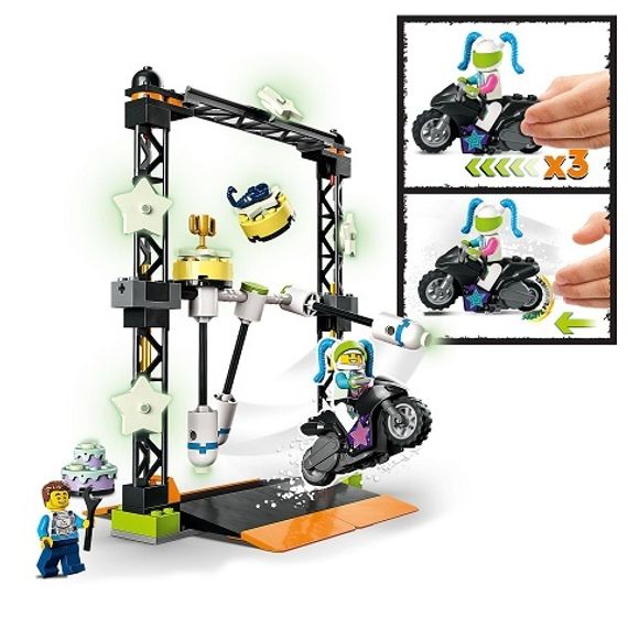 Lego konstruktor City 60341 The Knockdown Stunt Challenge