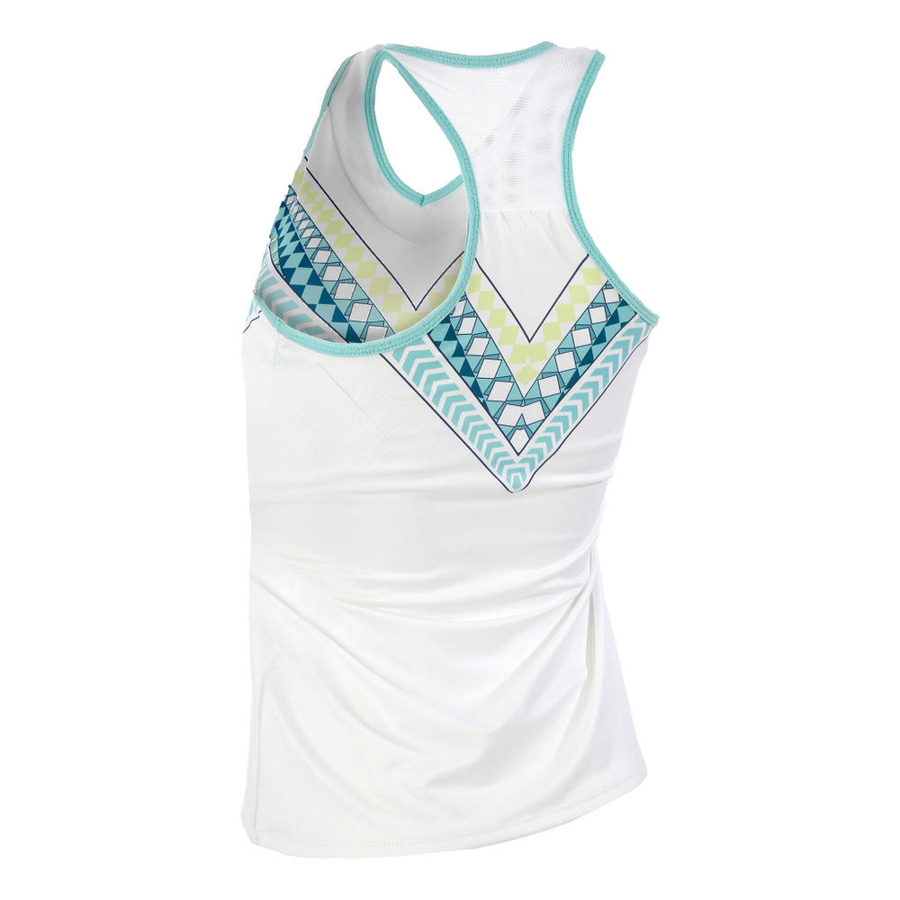 Женская теннисная майка Lucky in Love Fantasy Tank Top Special Edition Women - White, Turquoise