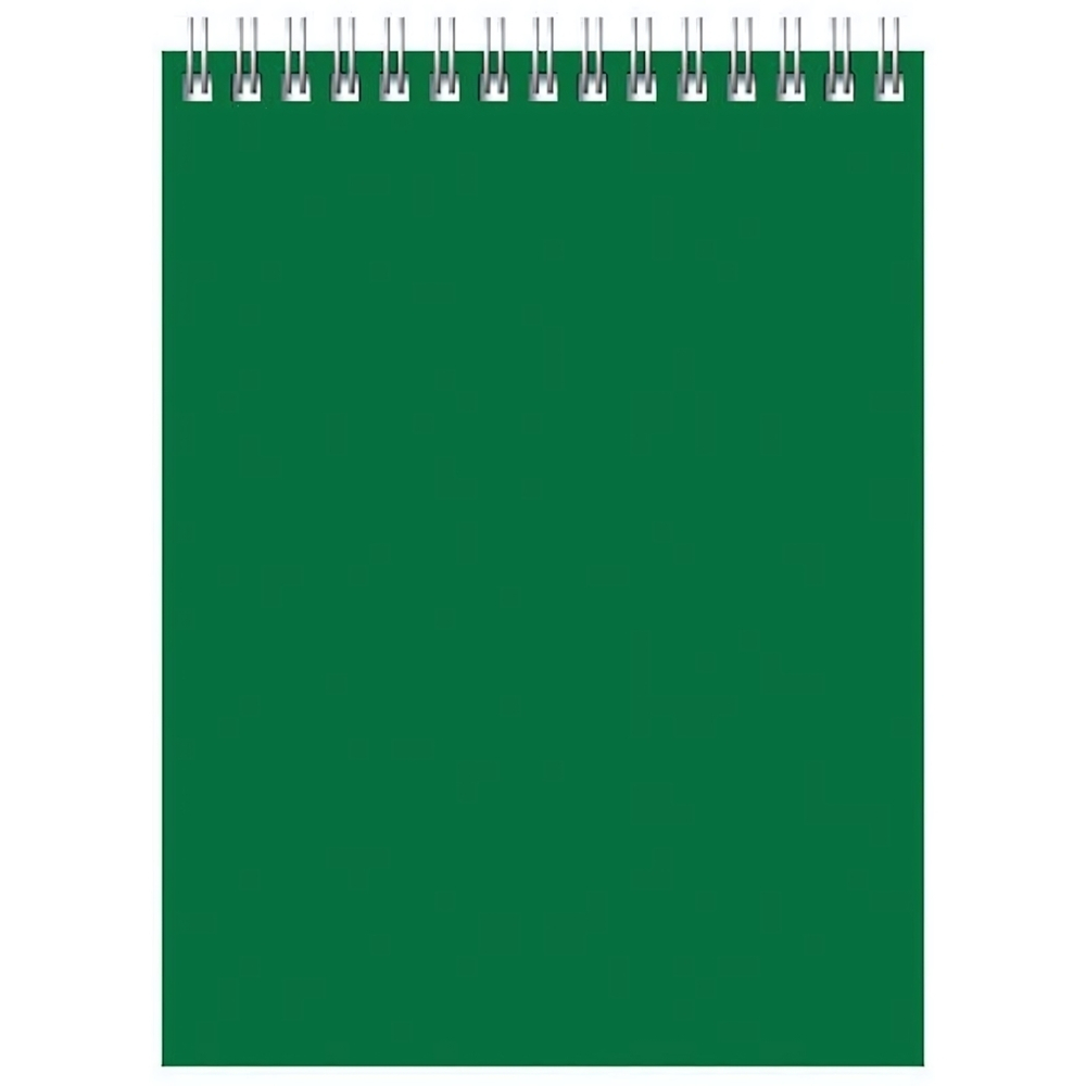 Блокнот А6 60л. клет. "Для конференций" гребень, зеленый (BG)