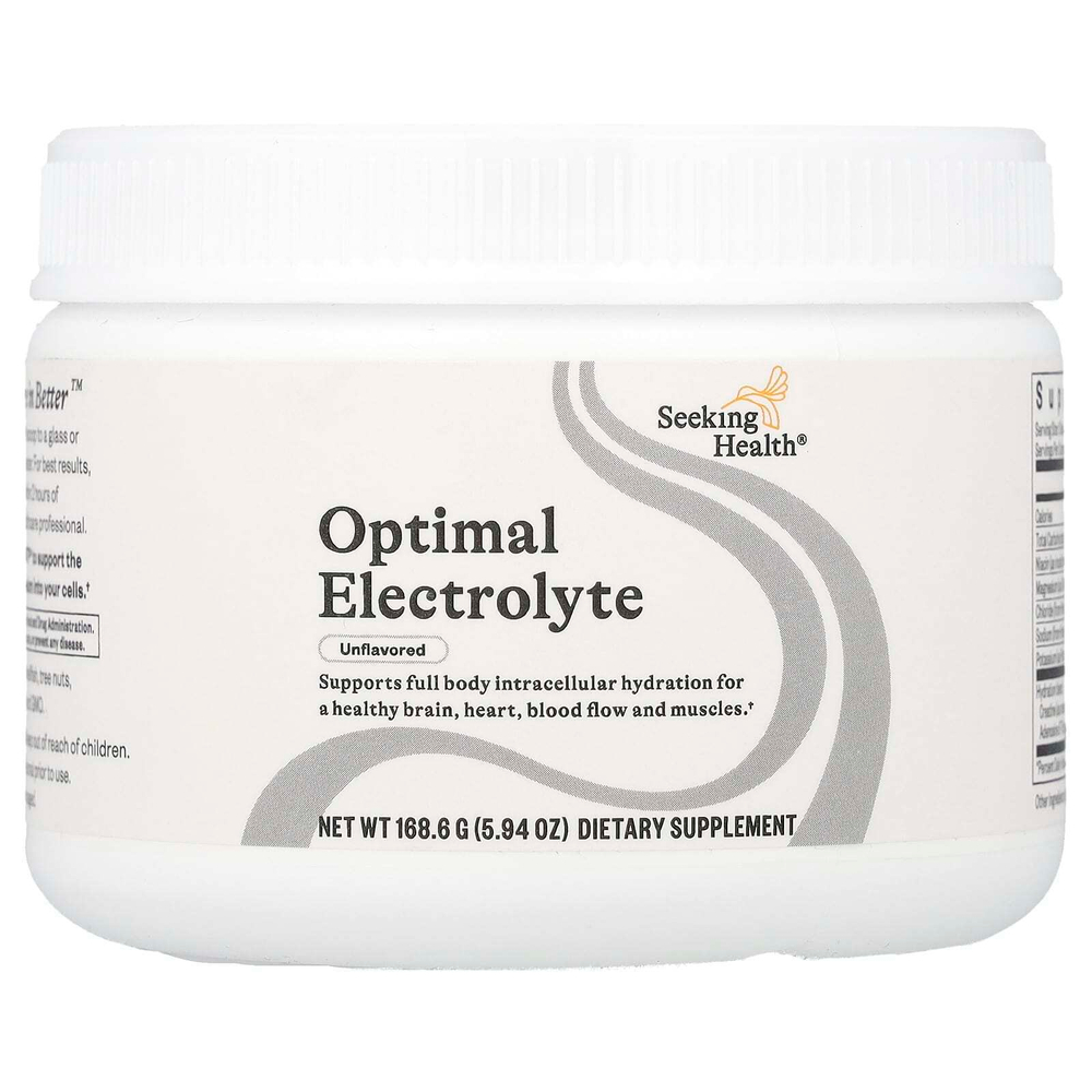 Seeking Health, Optimal Electrolyte, без добавок, 168,6 г (5,94 унции)