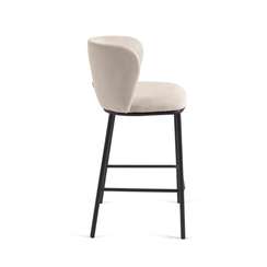Полубарный стул Ciselia 65 см, бежевый шенилл