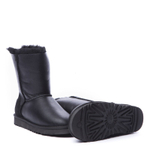 Угги Short Zip Metallic Black