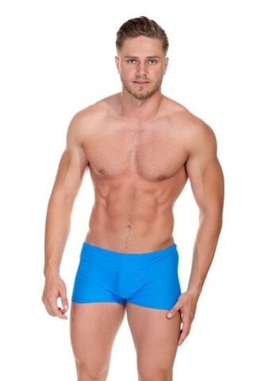 Однотонные мужские боксеры для плавания (Размер: XL) (Цвет: черный)