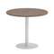 Onix Direct Стол круглый O.SPRG-1 Дуб Аризона/Металл Белый 900*900*750