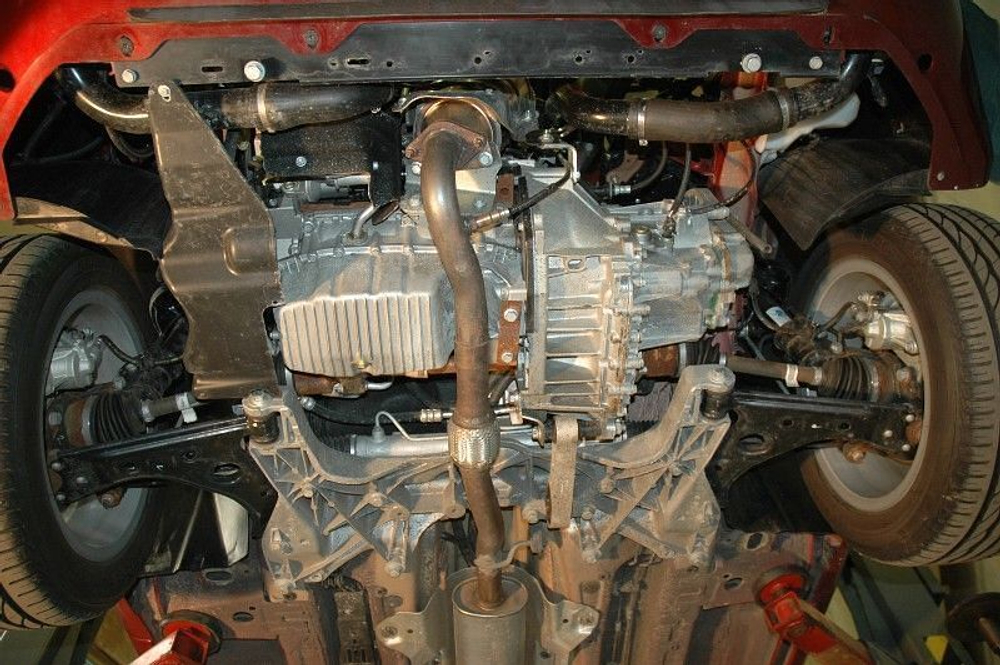 Защита картера и КПП Sheriff для Fiat Linea 2007-2014 арт.07.1757